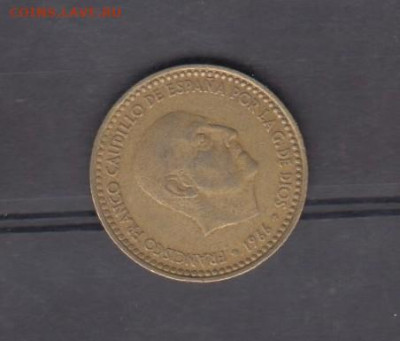 Испания 1966(70) 1 песета до 17 07 - 23