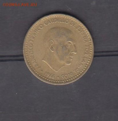 Испания 1966(71) 1 песета до 17 07 - 24
