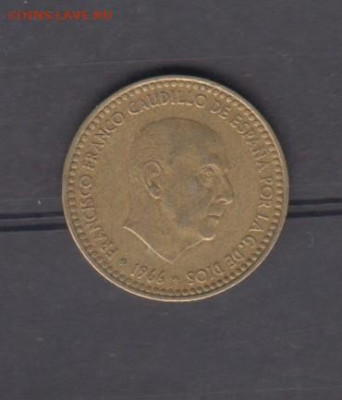 Испания 1966(72) 1 песета до 17 07 - 25