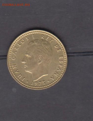 Испания 1975(76) 1 песета до 17 07 - 29