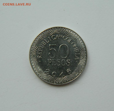 Колумбия 50 песо 2016 г. (Фауна)  до 20.07.24 - DSCN9666.JPG