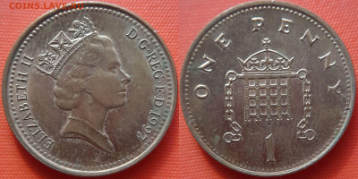 Великобритания, 1 пенни  1997 г. – до 22:00, 20.07.24 - В.Брит-1 пенни-1997