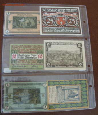 17 нотгельдов Германия 1910-е-1920-е гг. - SDC16098