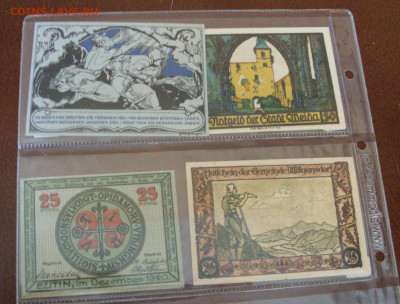 17 нотгельдов Германия 1910-е-1920-е гг. - SDC16095