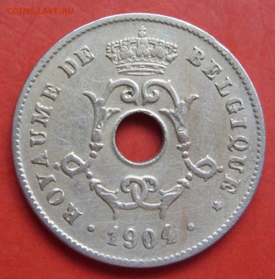 10 центов Бельгия 1904. - SDC16141.JPG