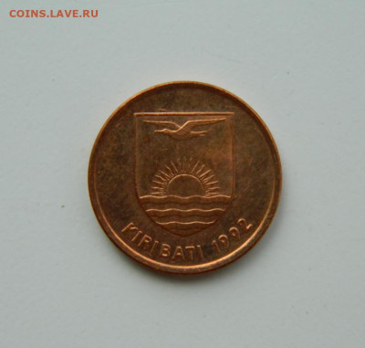 Кирибати 1 цент 1992 г. (Фауна) до 21.07.24 - DSCN9720.JPG