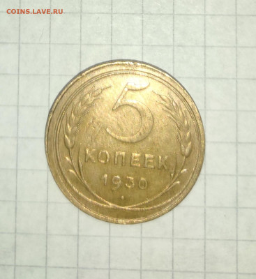 5 копеек, 1930 год, смещение штемпеля - IMG_20240716_102544