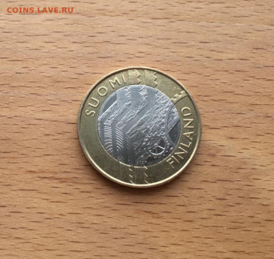 биметалл Финляндия 5 евро 2011 Исторические регионы Финлянди - bimetall_finljandija_5_evro_2011_istoricheskie_regiony_finljandii_uusimaa_gerb_lodka_korabl_flot (1)