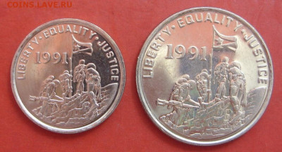 1 и 10 центов Эритрея 1997. UNC. - 1 и 10 центов Эритрея 1997 - 2