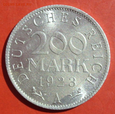 200 марок 1923 A. aUNC - UNC. - 200 марок 1923 A - 1