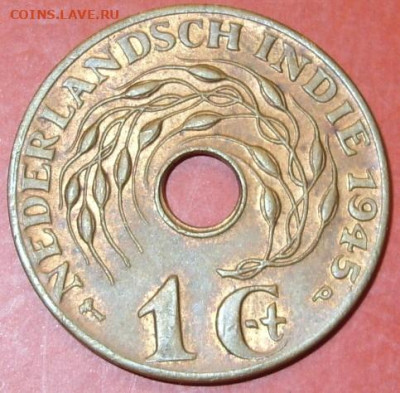1 цент Нидерландская Индия 1945. - 1 цент Нидерландская Индия 1945 - 1-1.JPG