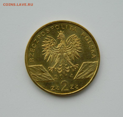 Польша 2 злотых 2014 г. (Юбилейная) Лошадь до 24.07.24 - DSCN9537.JPG