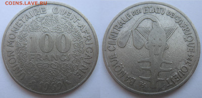 Зап.-Африканские штаты 100 франков 1969 г. До 22.07.24 - Зап-Афр. штаты 100 фр. 1969.JPG