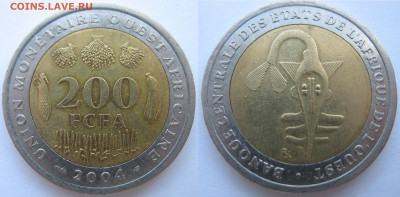 Зап.-Африканские штаты 200 франков 2004 г. До 22.07.24 - ЗАШ 200 франков 2004.JPG