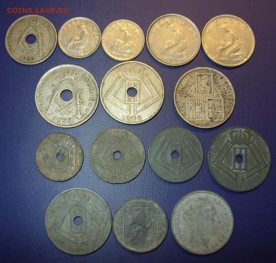 Бельгия 1922-1946 15 штук. - Бельгия 1922-1946 15 штук - 2