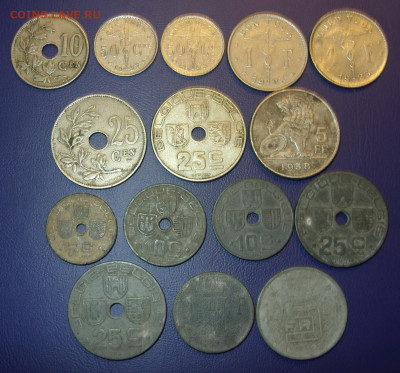 Бельгия 1922-1946 15 штук. - Бельгия 1922-1946 15 штук - 1