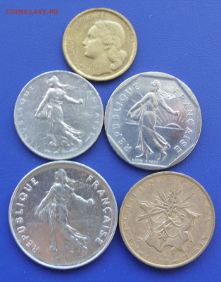 Франция 5 штук. 1951-1987. - Франция 5 штук - 2