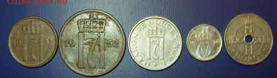 Норвегия 5 штук. 1952-2002. - Норвегия 5 штук - 2