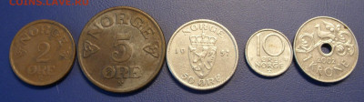 Норвегия 5 штук. 1952-2002. - Норвегия 5 штук - 1
