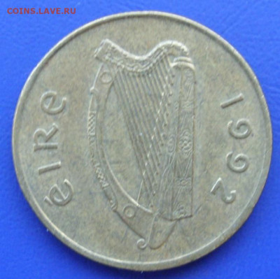 20 пенсов Ирландия 1992. - 20 пенсов Ирландия 1992 - 2