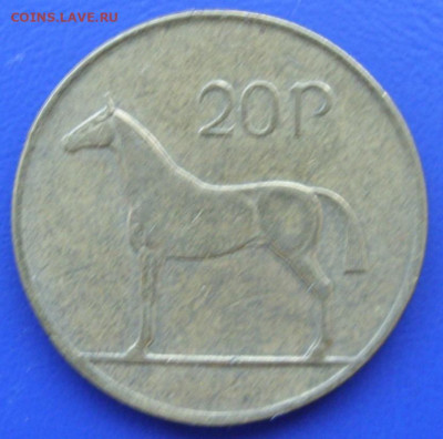 20 пенсов Ирландия 1992. - 20 пенсов Ирландия 1992 - 1