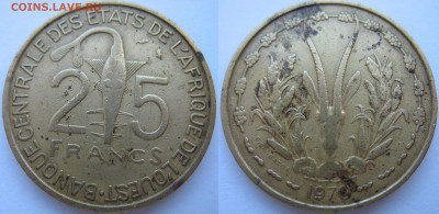 Зап.-Африканские штаты 25 франков 1970 г. До 22.07.24 - ЗАШ 25 франков 1970.JPG