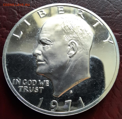 1 доллар 1971s, серебро - 1000007045