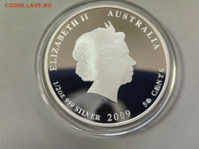 50 центов 2009 Австралия, Морской дракон, Ag999, до 29.07 - ЯЯ Морской дракон-2