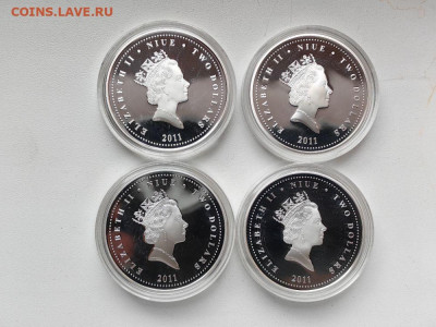 2дол 2011 Ниуэ - Пираты Карибского моря, Ag999, до 29.07 - ЯЯ Пираты-2