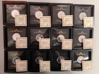 500фр 2017 Камерун Гордость европейской живописи(12шт),Ag999 - ЯЯ Художники 12шт-2