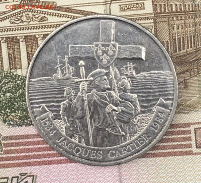 Канада 1 доллар 1984 450 лет Гаспе.  до 28.07.24 в 22.00 - IMG_E9130.JPG