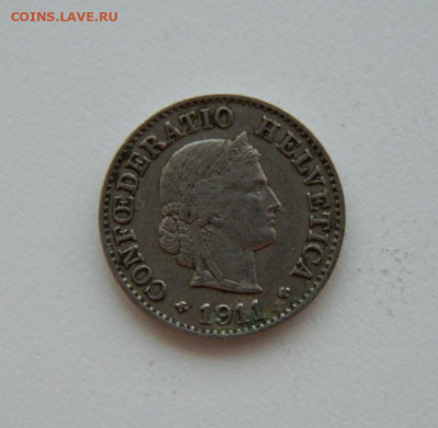 Швейцария 5 раппенов 1911 г. до 29.07.24 - DSCN9959.JPG