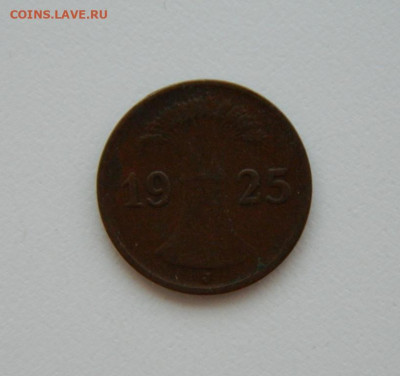 Германия 1 рейхспфенниг 1925 г. "J" до 29.07.24 - DSCN9977.JPG
