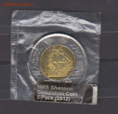 Канада 2012 2 $ фрегат Шеннон ( запайка) до 30 07 - 161