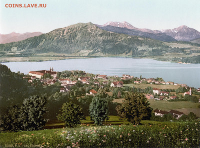 Нотгельды Германии. Обзорная тема. - Тегернзее –  открытка 1900 года