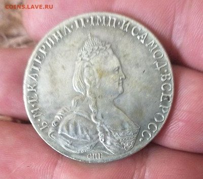 Рубль 1793 г. На определение подлинности и оценку - Screenshot_20240729_160801_org.telegram.messenger_edit_31925665117002