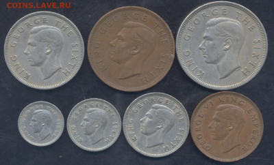 2 пенни- полукрона 1947-1952 г.г.31.0 - Георг Шестой1
