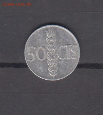 Испания 1966(71) 50 сентимо до 03 08 - 50а