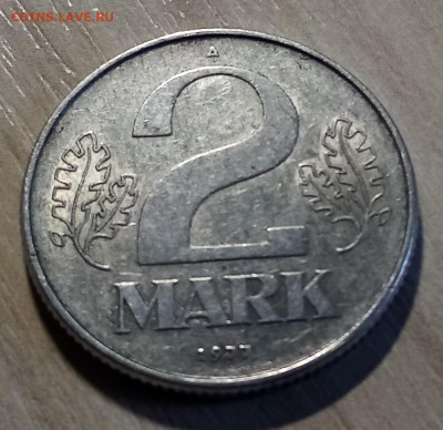 ГДР 2 марки 1977 г до 4.08 - гдр.1