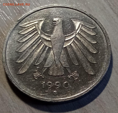 ФРГ 5 марок 1990 г до 4.08 - фрг.2