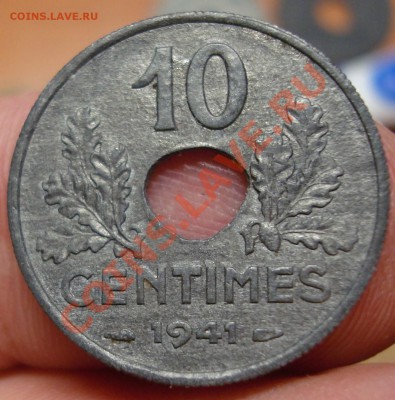 Франция 10 сантимов 1941 г. цинк до 29.01 в 21,30 - DSC02705.JPG