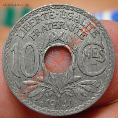 Франция 10 сантимов 1941 г. цинк(2) до 29.01 в 23,30 - DSC02700.JPG