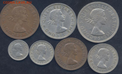 2 пенни- полукрона 1956-1963 г.г. - Елизавета Вторая