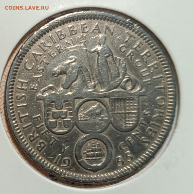Восточные Карибы 50 ц. 1955 до 22.00 по МСК 11.08.2024 - Вост. Карибы 50 1955 (1)