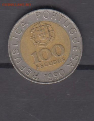Португалия 1990 100 эскудо до 11 08 - 17