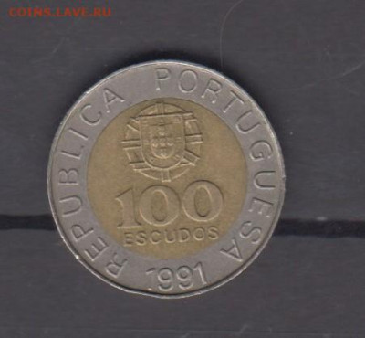 Португалия 1991 100 эскудо до 11 08 - 18