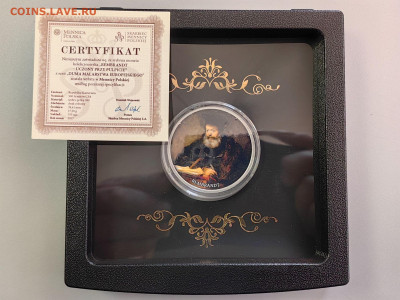 500фр 2017 Камерун Рембрандт - Ученый за пюпитром, Ag999 - Я Камерун Рембрант-3