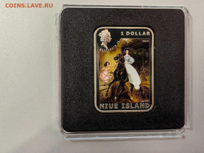 1 доллар 2010 Ниуэ Брюллов, Ag925, до 13.08 - ЯЯ Брюллов-2