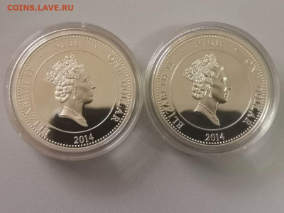 1 доллар 2014 Ниуэ Колизей 2шт, Ag925, до 13.08 - ЯЯ Колизей-3