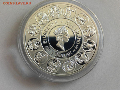 1 доллар 2011 Ниуэ Зодиак А.Мухи(Овен), Ag925, до 13.08 - ЯЯ Муха -Овен-2